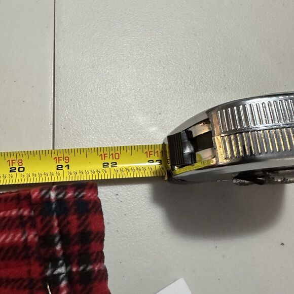 Sonoma Pants Men’s Sz XXL Red Soft Fleece Plaid Sleep Cozy Pockets Drawstrings - Picture 9 of 9